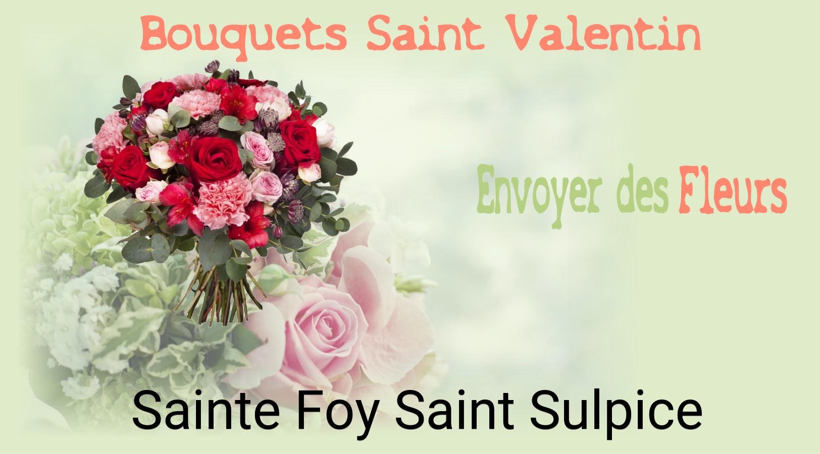 Roses de Saint-Valentin livrées à Sainte-Foy-Saint-Sulpice
